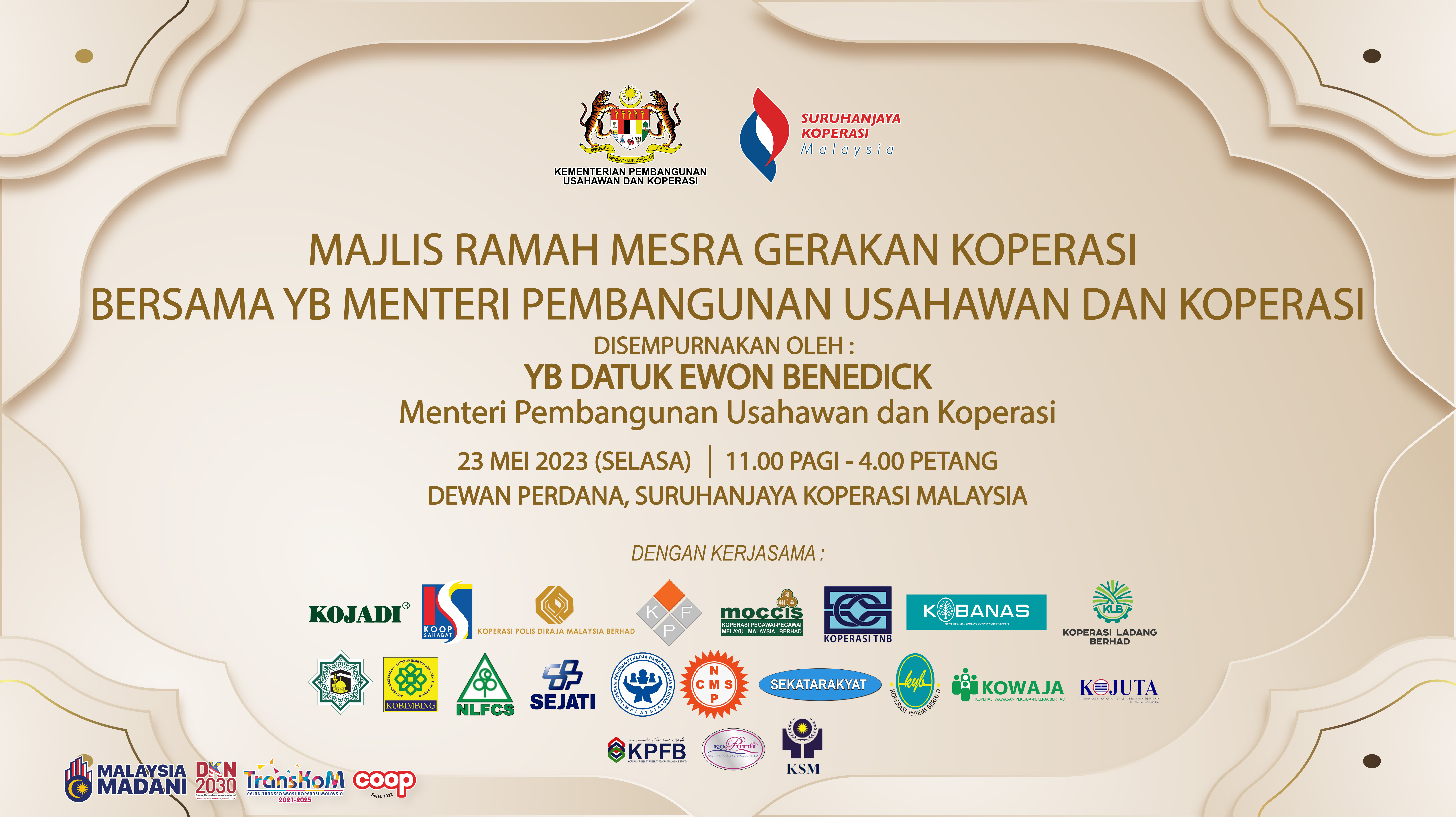 MAJLIS RAMAH MESRA GERAKAN KOPERASI