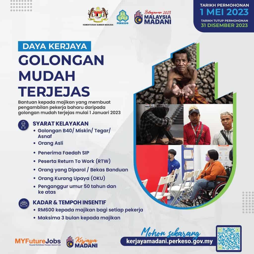 Daya Kerjaya Golongan Mudah Terjejas